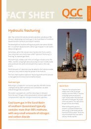 Hydraulic fracturing - QGC