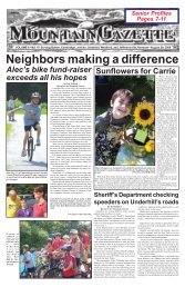 Neighbors making a difference - Mountain Gazette