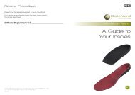A Guide to Your Insoles - Blatchford