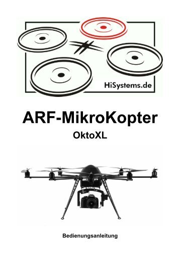 Anleitung ARF Okto XL als PDF