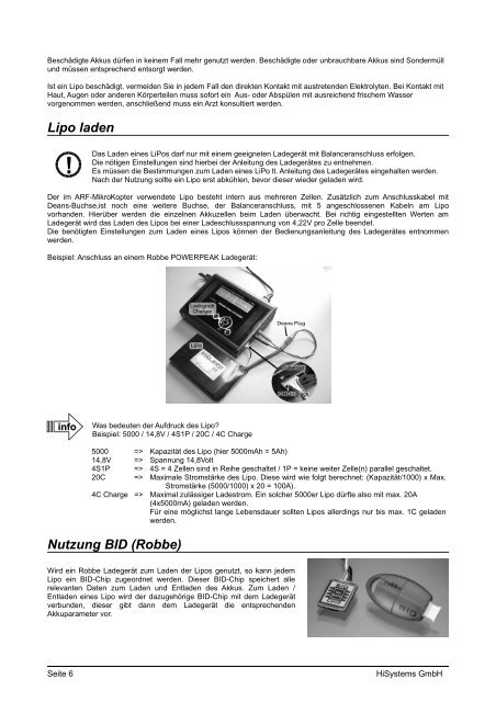 Anleitung ARF Okto XL als PDF