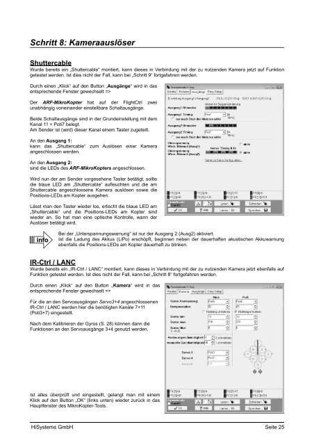 Anleitung ARF Okto XL als PDF