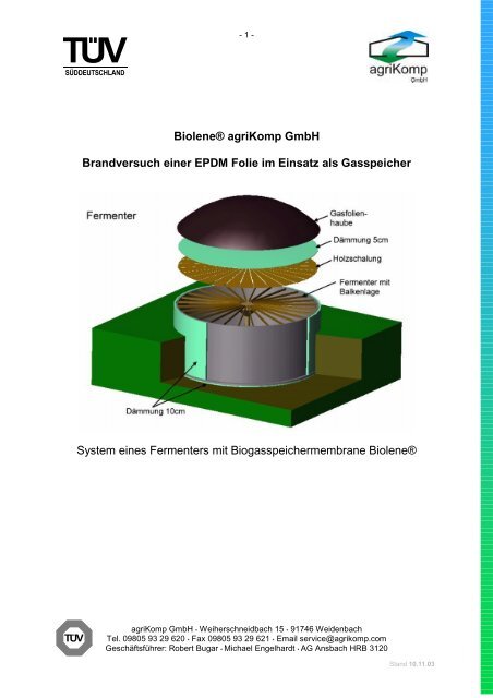 Brandversuch einer EPDM Folie im Einsatz als ... - 4solarenergy2