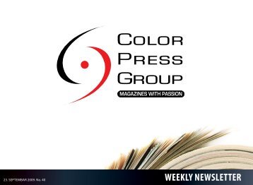 Newsletter # 40 - Color Press Group