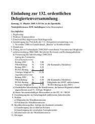 Einladung zur 132. ordentlichen Delegiertenversammlung