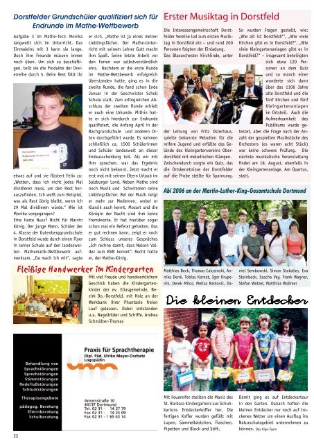 Jugendtheater - Dortmunder & Schwerter Stadtmagazine