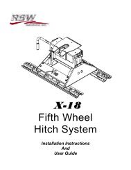X-18 Fifth Wheel Hitch System - American RV Company