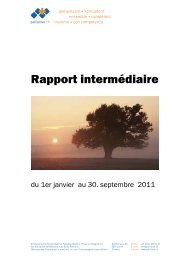 Rapport intermédiaire du 1er janvier au 30. septembre ... - Palliative ch