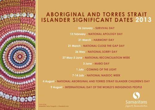 aboriginal and torres strait islander significant dates ... - Headspace