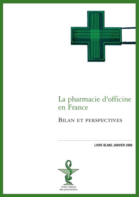 La pharmacie d'officine en France - Ordre National des Pharmaciens