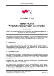 Bachelorstudium Wirtschaftsingenieurwesen ... - mibla.TUGraz.at