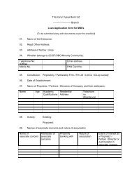 MSME Loan Application Form - Karur Vysya Bank