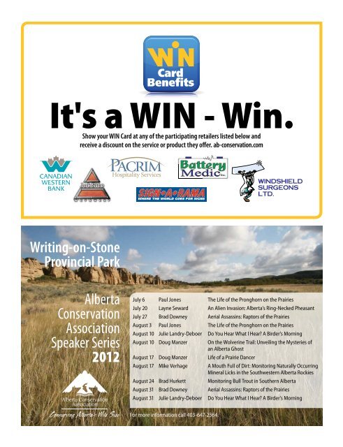 Download Magazine PDF - Alberta Conservation Association