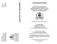 THE HESCH METHOD - Hesch Institute