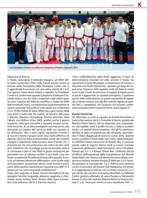 Athlon n. 1/2 2012 - Fijlkam