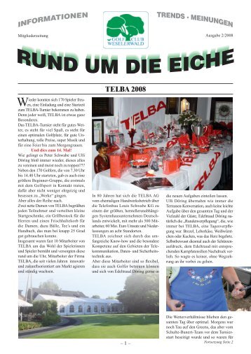 Download der Clubzeitung als PDF - Golfclub Weselerwald eV