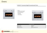 HJA3212 Lamona Single Conventional Oven