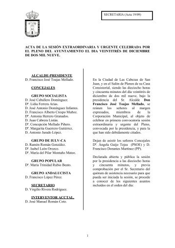 23-Dic - Ayuntamiento de Las Cabezas de San Juan