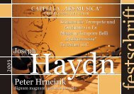 Peter Hrncirik - Cappella Ars Musica