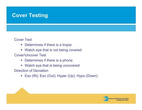 Certified Paraoptometric Technician Review Course CPOT - Idaho ...