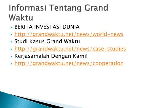 Investasi di Myanmar. - Perusahaan Perwakilan di Myanmar