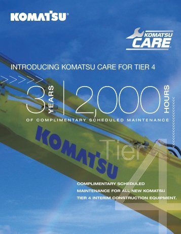 Komatsu Care - Linder Industrial Machinery
