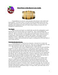 MoreWine's Oak Barrel Care Guide - Beer, Beer and More Beer