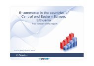E-commerce in the countries of Central and Eastern Europe - Gemius