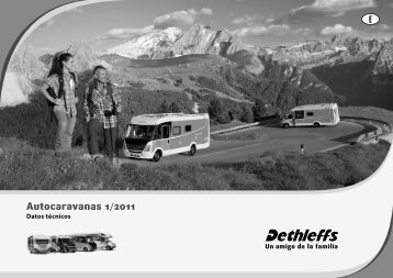 Datos tÃƒÂ©cnicos Autocaravans 2012 - Dethleffs