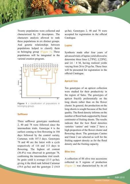 varieties creation and conservation of plant genetic resources