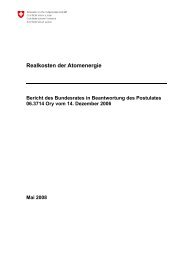 Realkosten der Atomenergie - Kernenergie.ch