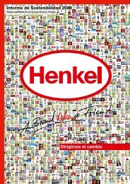 Informe de Sostenibilidad 2008 - Henkel