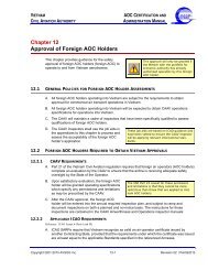 Chapter 12 Approval of Foreign AOC Holders