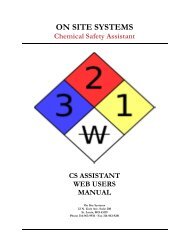 Chem Web Manual - Environmental Health & Safety - University of ...