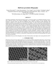 Half-tone proximity lithography - SUSS MicroOptics