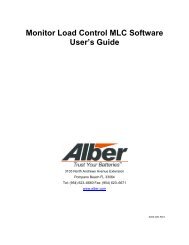 MLC Monitor Load Control User's Guide - Alber