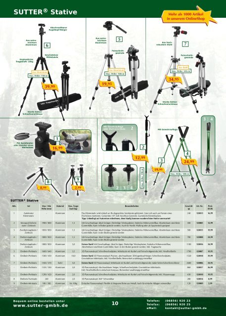 SUTTER®Jagd und Sportschießen - Sutter GmbH