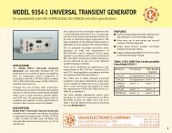 Model 9354-1 Universal Transient Generator