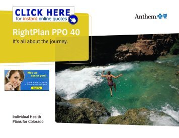 Anthem RightPlan PPO 40 Brochure - Health Insurance