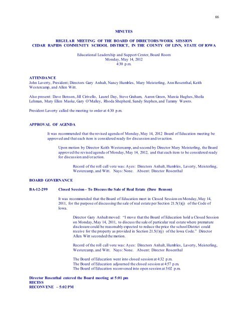 APPROVAL OF AGENDA Cedar Rapids Community Schools approval-of-agenda-cedar-rapids-community-schools