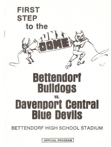 1st Round vs. Davenport Central Blue Devils - Bettendorf Footbal