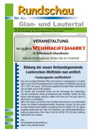 Amtsblatt KW 50 - Verbandsgemeinde Lauterecken