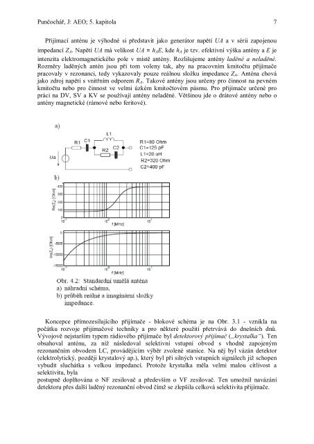 5. kapitola: VysokofrekvenÄnÃ­ zesilovaÄe