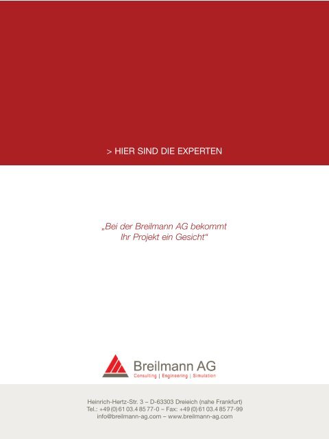 WIR SIND DIE EXPERTEN - Breilmann AG