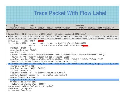 IPv6 Trace Analysis using Wireshark - Sharkfest - Wireshark