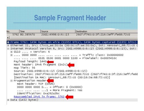 IPv6 Trace Analysis using Wireshark - Sharkfest - Wireshark