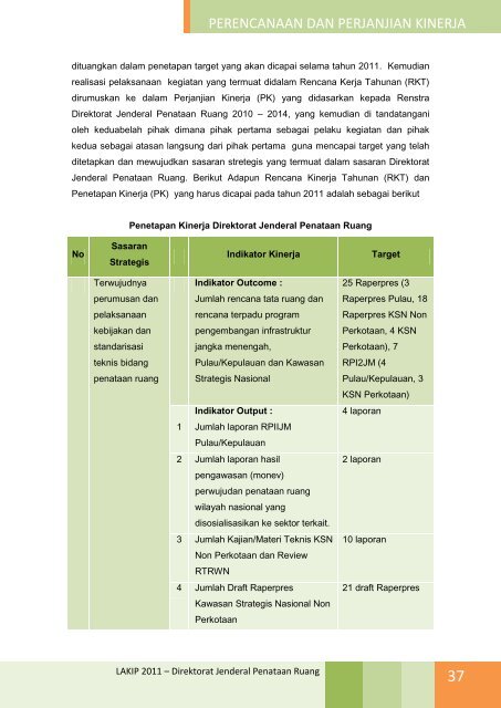 2.1 rencana strategis direktorat jenderal penataan ruang