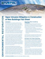 Vapor Intrusion Mitigation in Construction of New Buildings Fact Sheet
