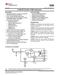 2.4-GHz RF Front End, 14-dBm output power