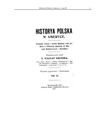 1 Historya Polska w Ameryce - tom III - Liturgical Center